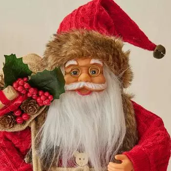 Санта-Клаус Кукла Красный свитер Рождественские украшения Рождественские украшения Стоящий рождественский подарок Украшение для пожилых людей