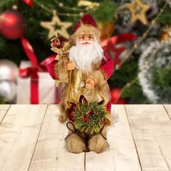 Санта-Клаус кукла украшение праздничного домашнего стола центральный элемент рождественской вечеринки украшения для рождественской елки декор окна 30cm