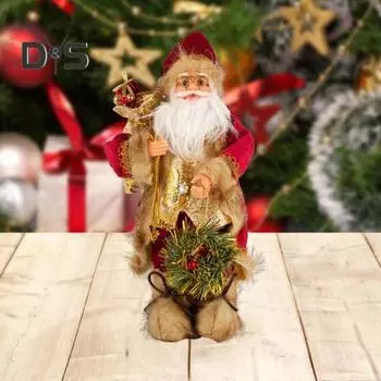 Санта-Клаус кукла украшение праздничного домашнего стола центральный элемент рождественской вечеринки украшения для рождественской елки декор окна 30cm
