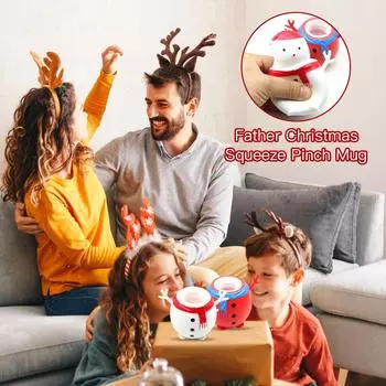 Санта-Клаус Мягкие Медленно Растущие Сжимаемые Игрушки для Детей Младенцев Взрослых Декомпрессионные Игрушки