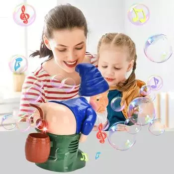 Санта-Клаус Мыльные пузыри Машина Моделирование Пукать Пукать с Пукать Xmas Santa Claus