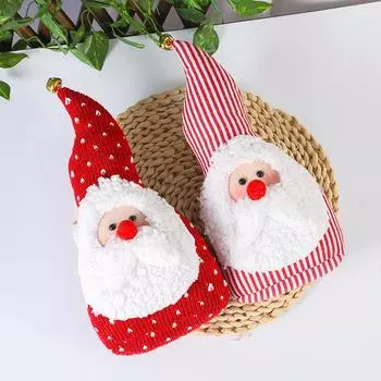 Санта-Клаус Рождественская кукла Плюшевые рождественские украшения для дома Рождественские украшения в виде лося Декор для рождественской елки 2024 Navidad Natal Подарки