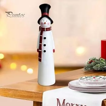 Санта-Клаус смоляная фигурка в красном пальто Санта-Клауса, мультяшная статуэтка Санта-Клауса, коллекционное настольное украшение для рождественского камина Xmas Santa Claus