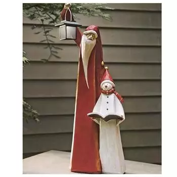 Санта-Клаус Снеговик Изделия из смолы Рождественские украшения Сад Украшения для сада None