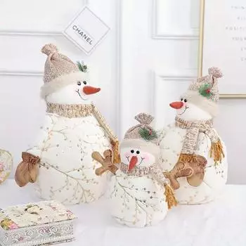 Санта-Клаус, стоящая кукла, рождественская елка, подвесные фигурки, плюшевые игрушки, украшения для рождественской праздничной вечеринки, декор, принадлежности, новинка 2025 г.