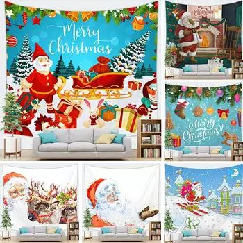 Санта-Клаус украшения Рождественская елка серии гобелен настенный 100x75cm