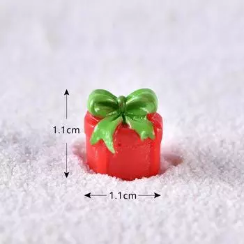 Santa Mini Christmas Claus Snowman Micro Landscape Miniatures Ornament Figurines Gift