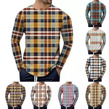 Санта-рождественский принт, весенне-осенняя мужская футболка с длинным рукавом, пуловер с круглым вырезом L чёрный