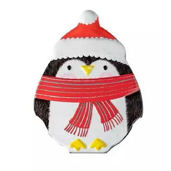 Санта Украшения Рождество Клаус Снеговик Конфетница Пингвин Печенье Подарок Танк Penguin