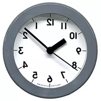 Santeru Japanese brain Hanging clock reversing clock training! SQ14-GY