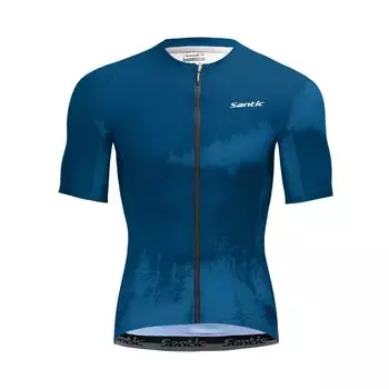 Santic Short Sleeve Cycling UV Protection Men s Jersey, Breathable, Moisture-Wicking, Quick-Drying,