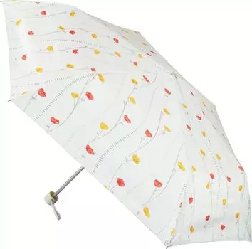 Santos Folding 6 Light Blocking Aluminum Fractured Tatami Ivory Women s Umbrella, Ribs, 55cm, Rate, 99% Umbrella, Hinageshi, JK-144-01 слоновая кость
