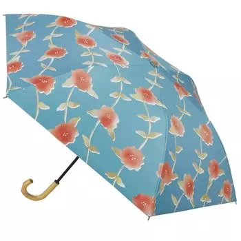 Santos wacco Folding Camellia 50cm Ribs 2-Stage Umbrella, Design, [JK-151]