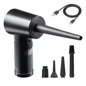 Sanwa Direct Electric Air 5 типов насадок LED 3 уровня воздушного потока Пылесос для очистки ПК, аккумуляторный, мощный, в комплекте, в комплекте, регулировка,