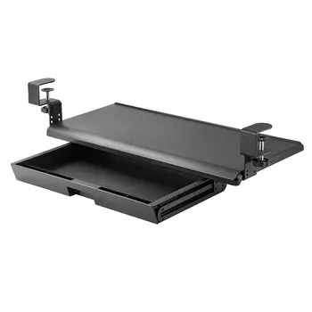 Sanwa Direct Keyboard Slider Drawer Retrofit Adjustment Height Adjustment Clamp Full Keyboard Mouse Storage check installation Black + (Пожалуйста, укажите размер) 100-КБ010