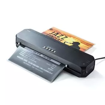 Ламинатор Sanwa Direct, совместимый с форматом A3 4, высокоскоростной, 90 секунд, совместимый с пленкой / A4, ролики, разогрев, толщина 150, 400-LM004