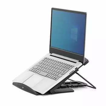 Sanwa Direct Laptop Angle Fits up to Stand/Data Holder, 6-Level Adjustment, 15.6-inch Laptops, 200-DH006BK чёрный