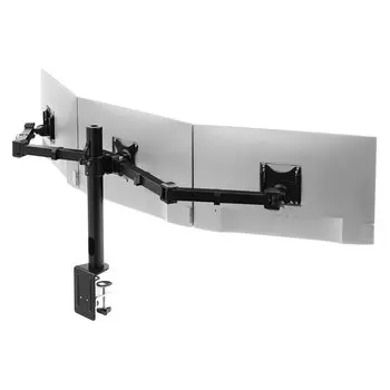 Sanwa Direct Monitor Arm 3 Screen 27 Inch Совместимая грузоподъемность 10 кг Тонкий зажим Тройной монитор Side-by-Side 100-LACT010