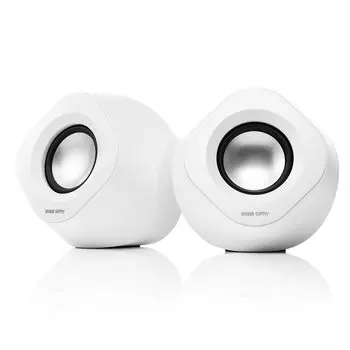 Sanwa Direct PC Speaker 3WAY Connection Оснащен пассивным радиатором Оснащен светодиодным контроллером 10 Вт В комплекте Белый (Bluetooth / 3,5 мм / USB)