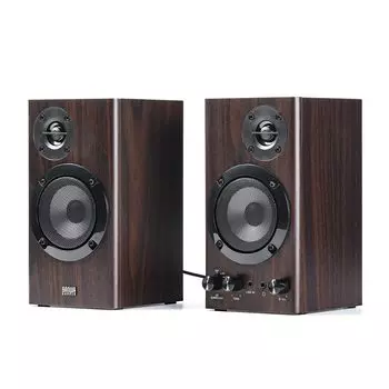 Sanwa Direct PC Speaker проводное подключение деревянный 60 Вт высокий звук регулируемый 3D объемный деревянный зерновой телевизор монитор компьютер с питанием от сети переменного тока 3,5 мм 400-SP114