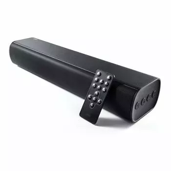 Sanwa Direct Sound Bar 50 Вт с пультом дистанционного управления, динамик для телевизора, ПК, 2-канальный, компактный [ширина 41 см], Bluetooth/оптический цифровой/3,5 мм 400-SP088