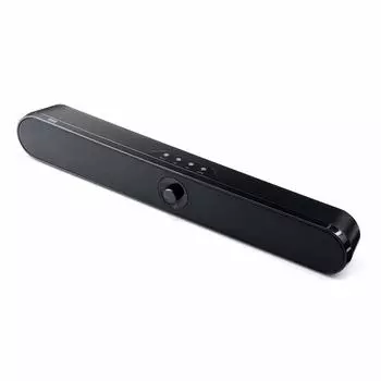 Sanwa Direct Sound Bar Ширина 45 см 20 Вт Память Перезаряжаемый Пассивный Излучатель ПК Динамик Bluetooth/проводной 3,5 мм / microSD/USB 400-SP092