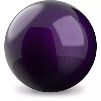 Sanwa Direct Trackball Replacement Glossy Generic Ball, 34mm, Finish, Violet, 400-MABALL34V