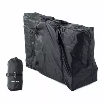 SANWA DIRECT Велосумка для кросса и шоссе на переднее и заднее колесо, включает чехол для хранения и плечевой ремень, размеры S до велосипедов, хранение, ремень, M, 800-BYBAG003