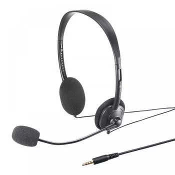 Sanwa Supply 4-контактная совместимая гарнитура MM HS408BK