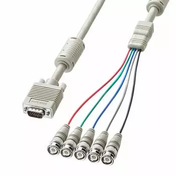 SANWA SUPPLY Аналоговый RGB-кабель KB-5BNC4K (4м)