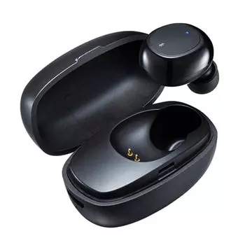 Sanwa Supply Bluetooth headset charging Ultra-compact one-ear (with case) MM-BTMH52BK
