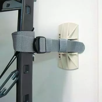 Sanwa Supply Caster Frame Holder Fall Prevention Equivalent to Earthquake Resistance Level 6 or above (2 pieces) QL-E89