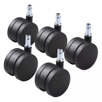 Sanwa поставляет большие уретановые ролики для стульев SNC-CAST3 (Набор 5) чёрный