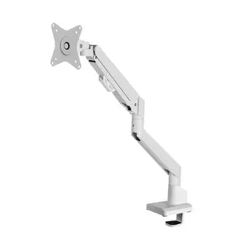 Sanwa Supply Monitor Arm Газовая пружина Тип Тонкий Короткий Зажим (Один белый) CR-LAC1403W