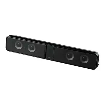 Sanwa Supply Sound Bar Speaker для ЖК-телевизоров и компьютеров, черный MM-SPSBA2N2