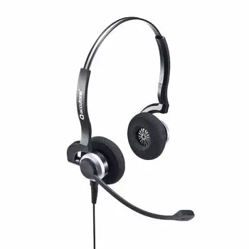 Sanwa Supply USB Headset Binaural Microphone Unidirectional with Hand Switch Call Center Lightweight Skype Compatible MM-HSU11BK