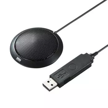 Sanwa Supply USB микрофон плоского типа ненаправленный (все) ММ-MCU06BK