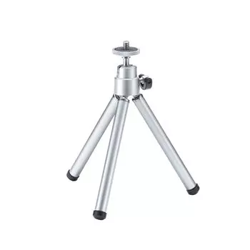 Sanwa Supply WEB Camera Stand Compact 3 Stage Telescopic Inch Screw Mount Silver 1/4 DG-CAM26 серебряный