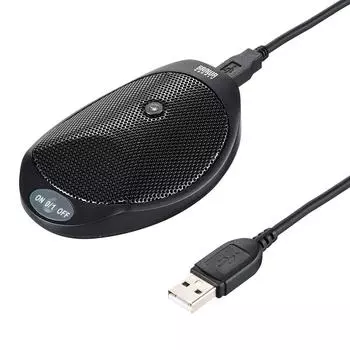 Sanwa Supply WEB Conference High Sensitivity USB Microphone No Directionality (Total) MM-MCUSB22