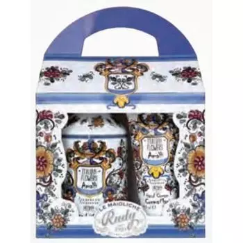 Sanwa Trading Rudy Le Maioliche Le Maioliche Hand Wash Hand Cream Gift Set Amalfi Peony Amalfi Peony &