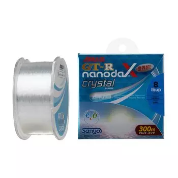 SANYO Nylon Nanodax Line Applied nanodaX Crystal Hard 300m 4lb Crystal Clear GT-R