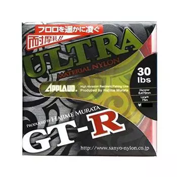 Sanyo Nylon Нейлоновая леска Applied Ultra 75м 30фунтов Темно-зеленый GT-R темно-зеленого