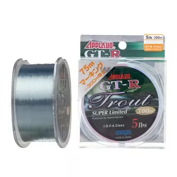 Sanyo Nylon Nylon Line Applied Trout Super Limited 300m 5lb Camouflage Color Leaf Silver GT-R 1.05