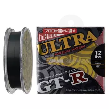 Sanyo Nylon Nylon Line Applied Ultra 100m 10lb Dark Green GT-R No. 2.5