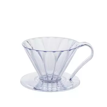 Sanyo Sangyo CAFEC Tritan Flower Dripper CUP1 1 чашка Прозрачный TFD-1