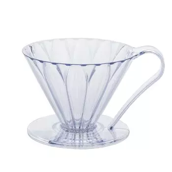 Sanyo Sangyo CAFEC Tritan Flower Dripper CUP4 for cups Clear 2~4 TFD-4