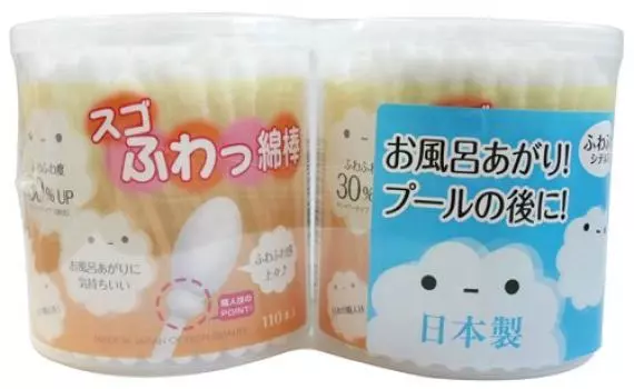 Sanyo Sugo Пушистые ватные палочки 110 x 2 упаковка