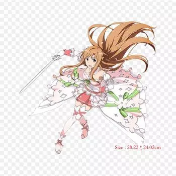 Sao Sword Art Online Code Register Asuna, железные нашивки для одежды, наклейки с аппликацией на одежду, термочувствительная нашивка на заказ