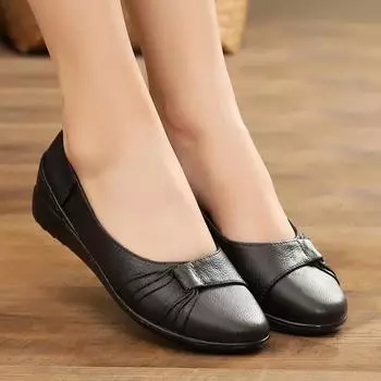 sapatos femininas women classic round toe black anti skid flat loafers zapatos de mujer lady casual waterproof rain shoes ba121 36