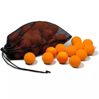 Saplize Golf Practice Balls Foam Sponge Quiet No Noise Soft Material Practice Approach Safety 12 Pieces Indoor/Outdoor